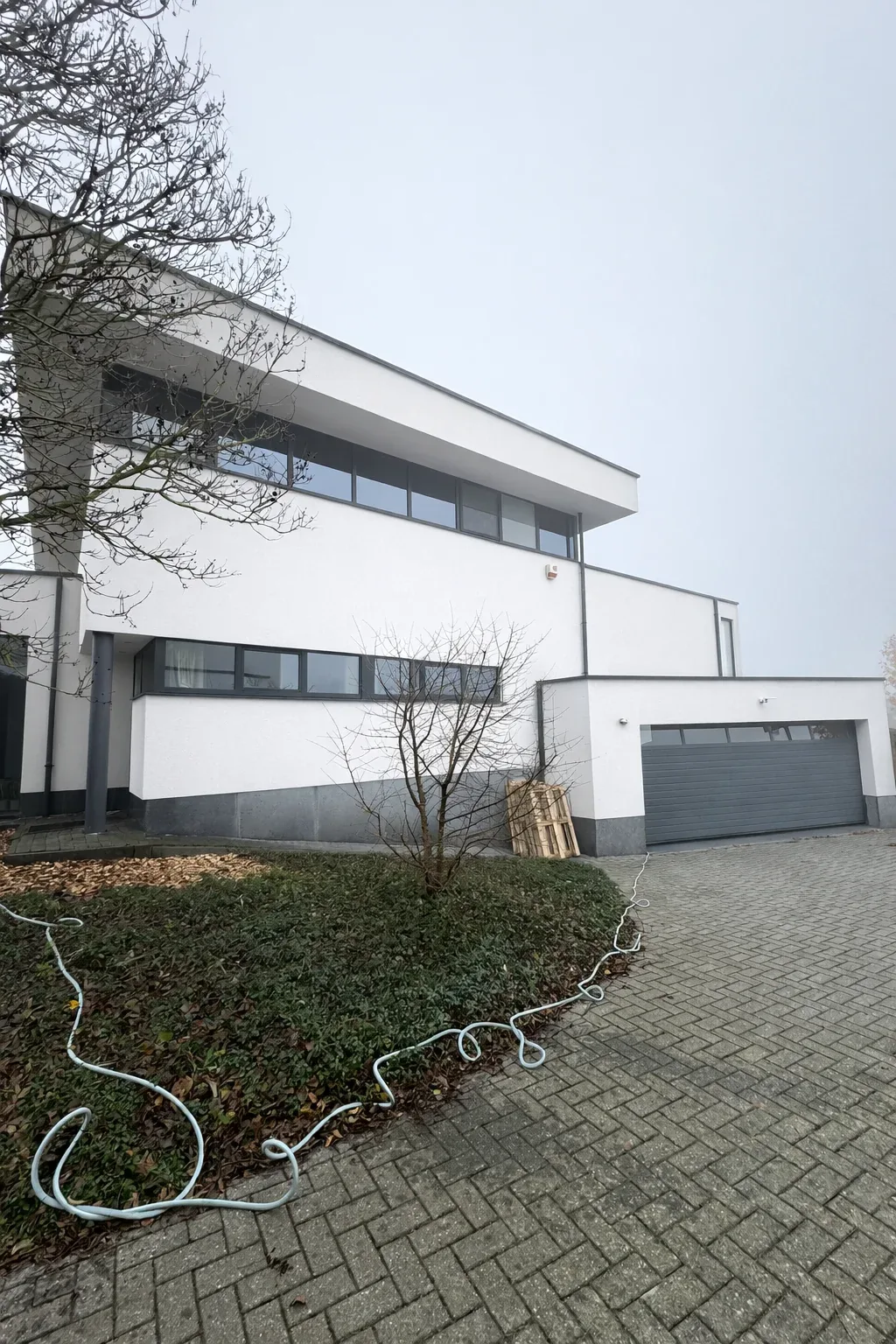 Crepi gevel na softwash reiniging in Brugge
