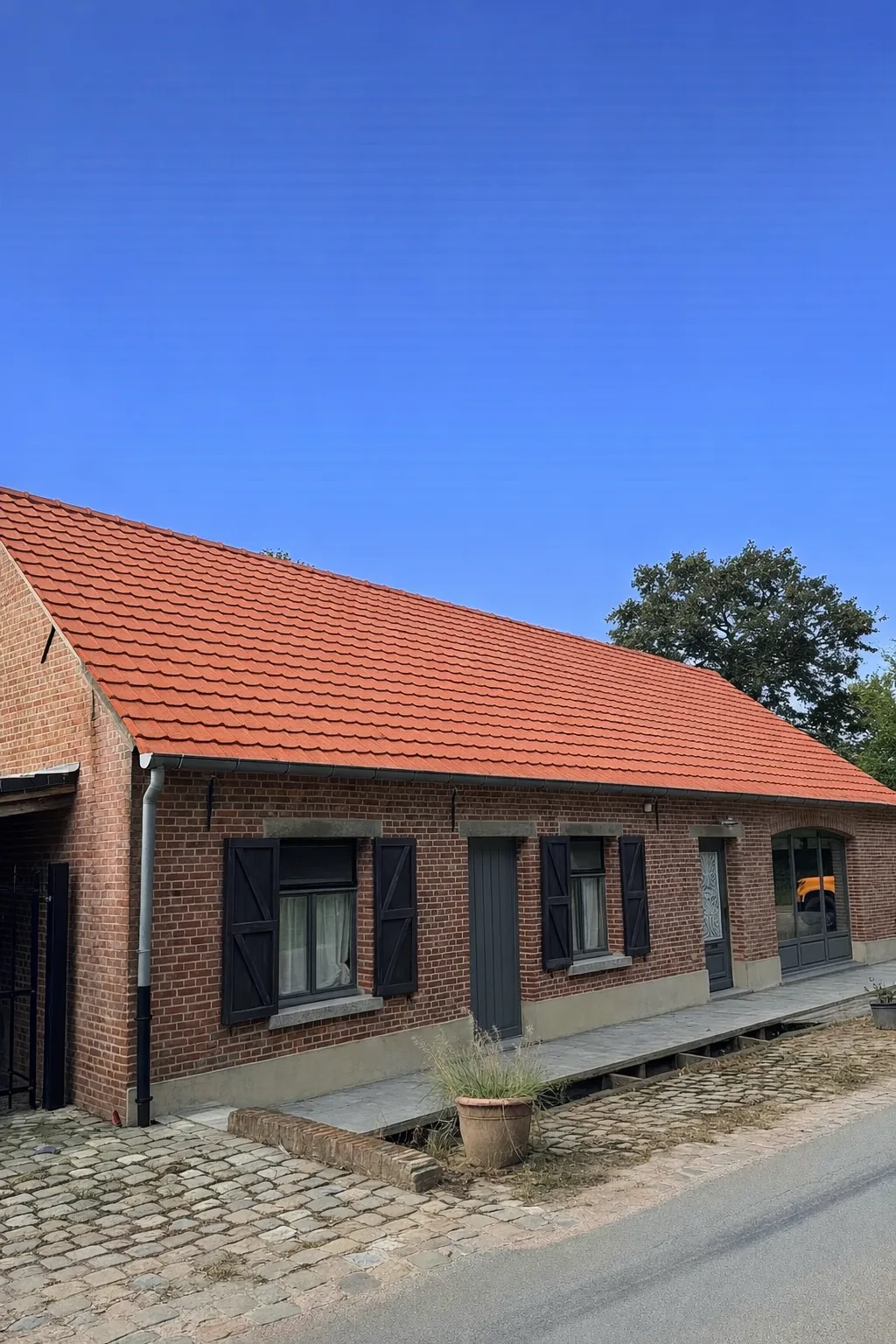 Dakreiniging West-Vlaanderen na softwash antimos behandeling